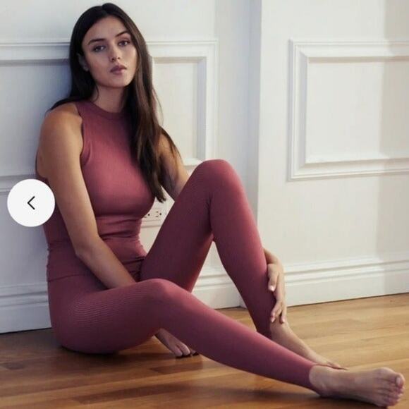 LETT Stirrup Ribbed Leggings - Picture 1 of 12